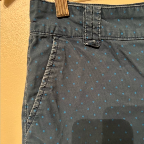 Y2k low rise Navy blue shorts with polka dots - Picture 4 of 7